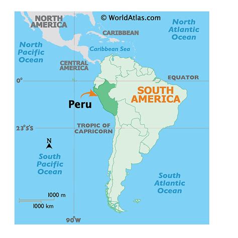 where is peru located.